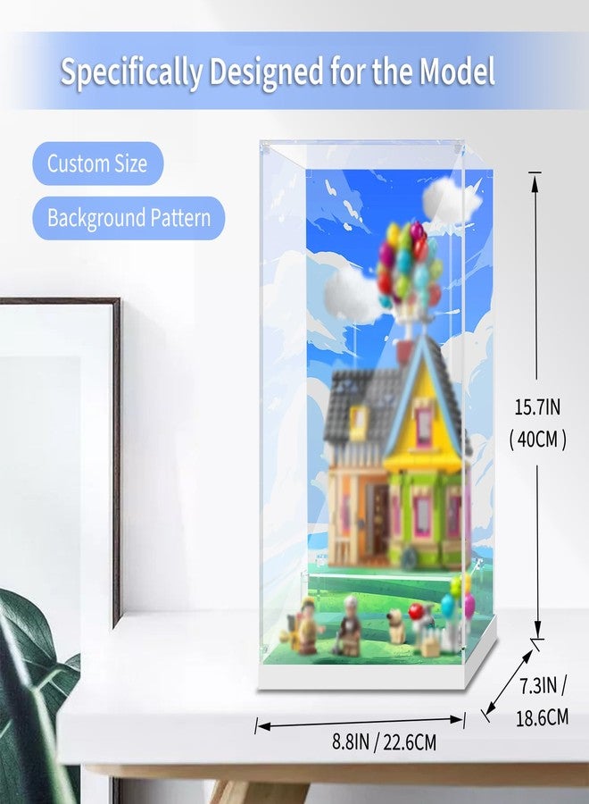 PIPART Acrylic Display Case for Lego 43217 Up House, Dustproof Clear Display Box (Display Case ONLY, The Model NOT Included) - Image 3